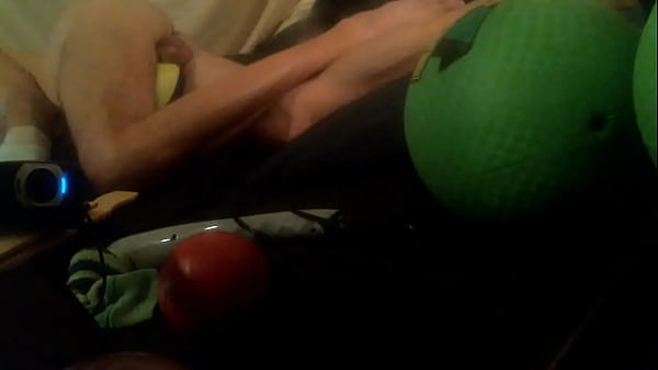 thick dildo slut takes it deep in the ass. voyeur view. feet!