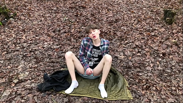 Extreme! Hottest Teen Masturbates His Big Dick Outdoors /Uncut / Perfect Dick Size / Sexy /Fit